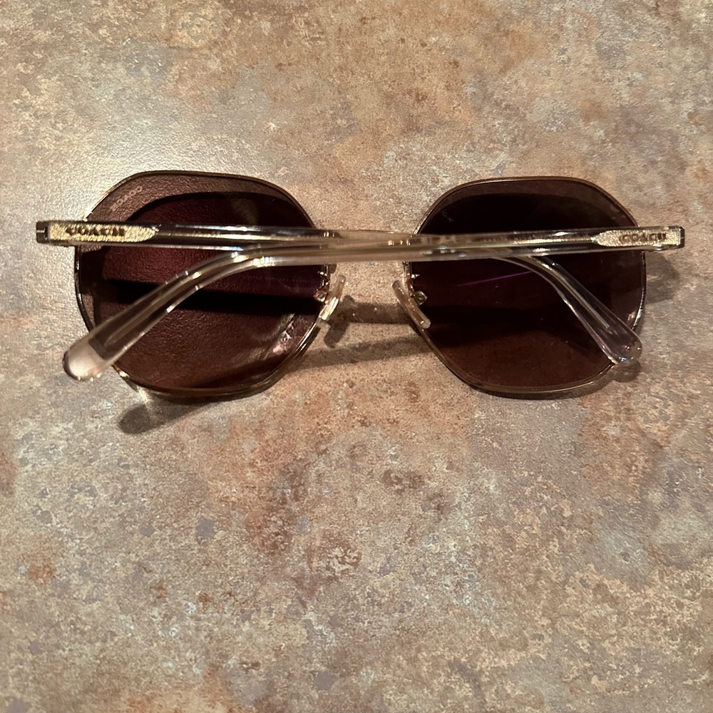 Maroon Coach Sunglasses - Picture 2 of 2